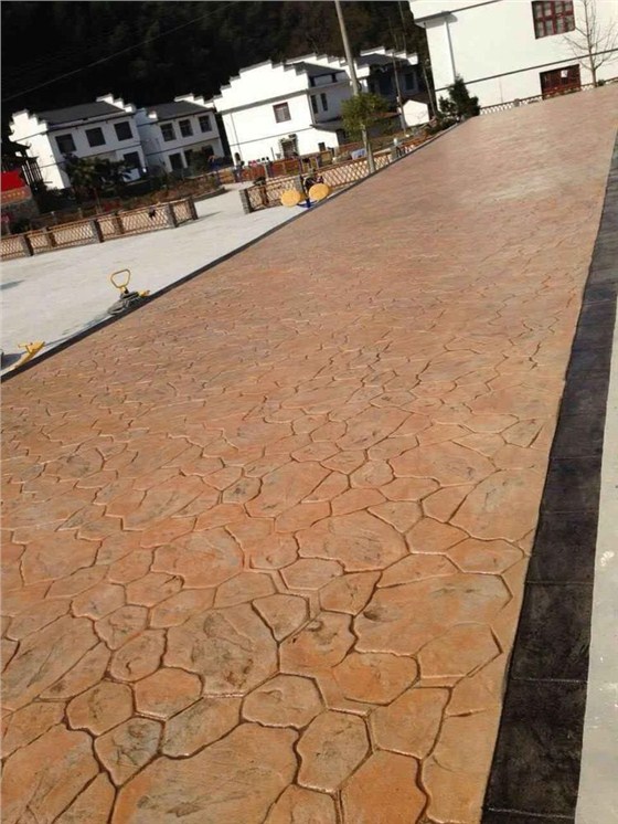 压花地坪--小区道路